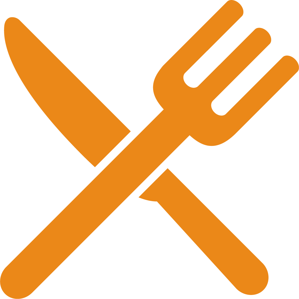 icône fourchette et couteau