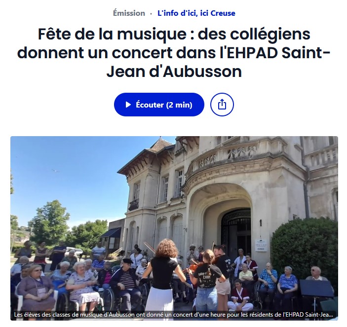 Fête de la musique !